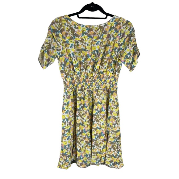Free People Forget Me Not floral mini dress size 2 - Picture 4 of 10